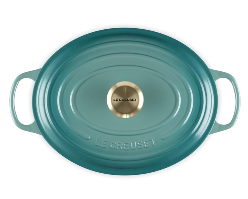 Oval cocotte Evolution cast iron riviera Le Creuset