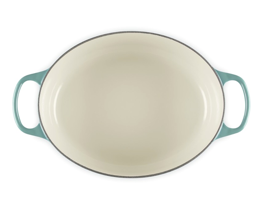 Oval cocotte Evolution cast iron riviera Le Creuset