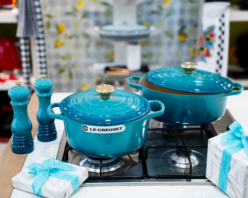 Oval cocotte Evolution cast iron riviera Le Creuset