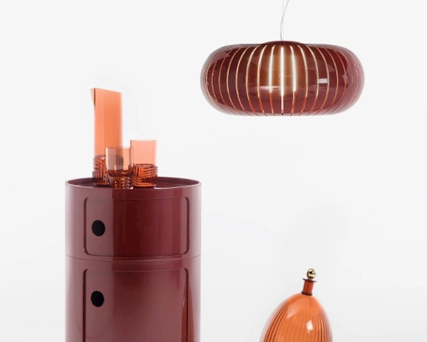 Contenitore La Coupole cola e senape Kartell