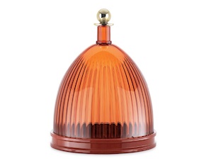 Contenitore La Coupole ambra e mattone Kartell