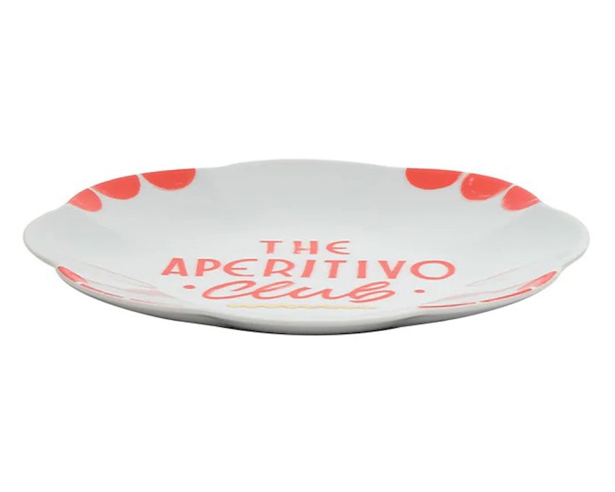 Piatto The Club porcellana Aperitivo Bitossi home