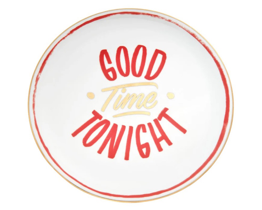 Piatto pizza The Club porcellana Good Times Bitossi home