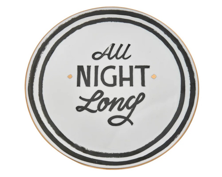 Piatto pizza The Club porcellana All Night Bitossi home