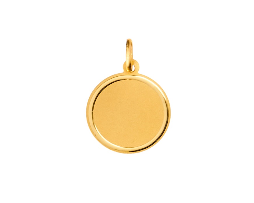 Round pendant gold 750‰ Selezione Zanolli