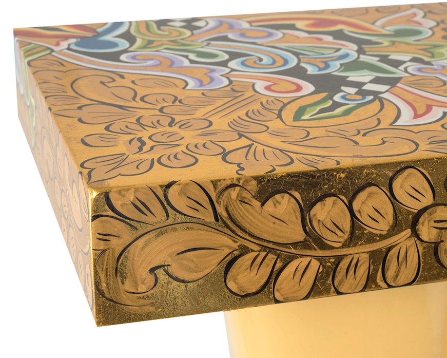 Console Table Lady's Legs hand painted Tom's Drag