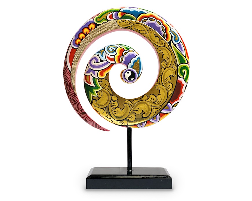 Energy Spiral dipinto a mano Tom's Drag