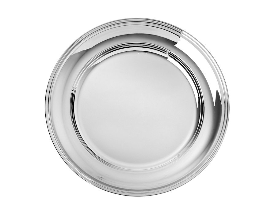 Piatto silver plated in stile Inglese Selezione Zanolli