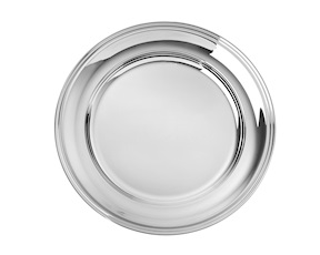 Piatto silver plated in stile Inglese Selezione Zanolli