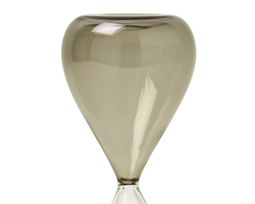 Clessidra vetro di Murano cristallo e talpa Venini