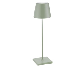 Lampada da tavolo Poldina Pro Micro salvia Zafferano