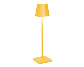 Lampada da tavolo Poldina Pro Micro ocra Zafferano