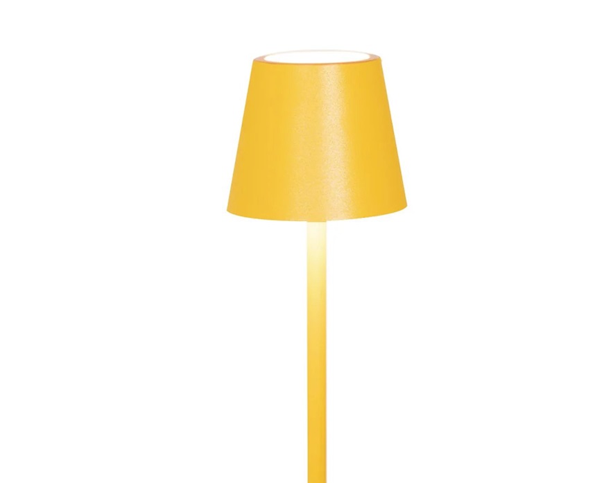 Lampada da tavolo Poldina Pro Micro ocra Zafferano