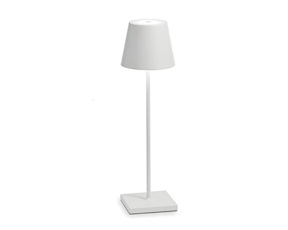 Lampada da tavolo Poldina Pro bianco opaco Zafferano