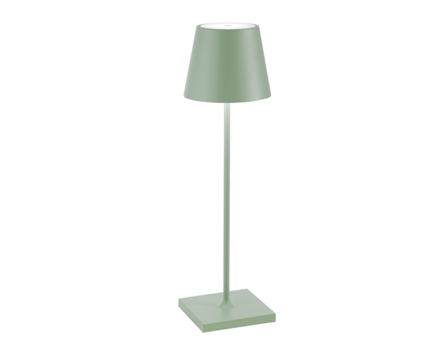 Table lamp Poldina Pro sage Zafferano