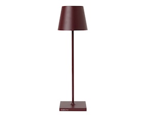 Table lamp Poldina Pro burgundy Zafferano