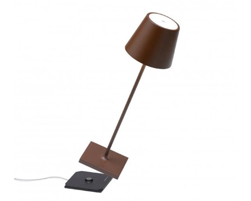 Table lamp Poldina Pro burgundy Zafferano