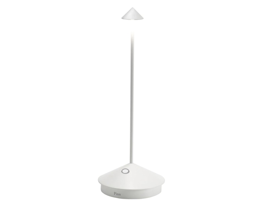 Table lamp Pina Matt White Zafferano