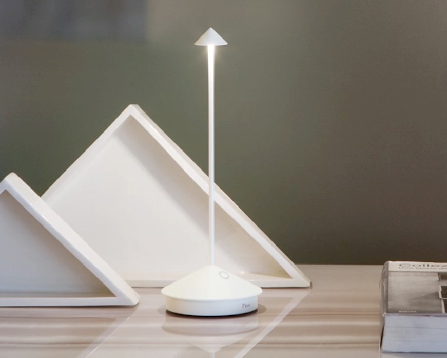 Table lamp Pina Matt White Zafferano