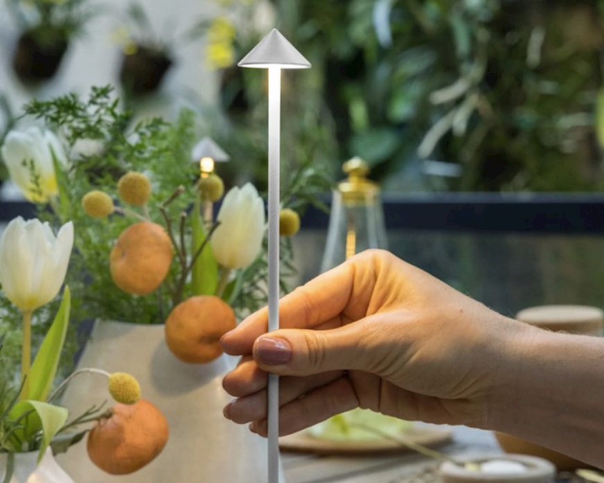 Table lamp Pina Matt White Zafferano