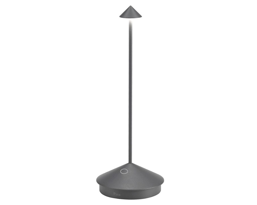 Table lamp Pina Dark Grey Zafferano