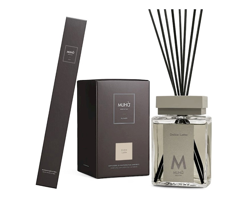 Diffusore a bastoncini Dolce Latte Muhà