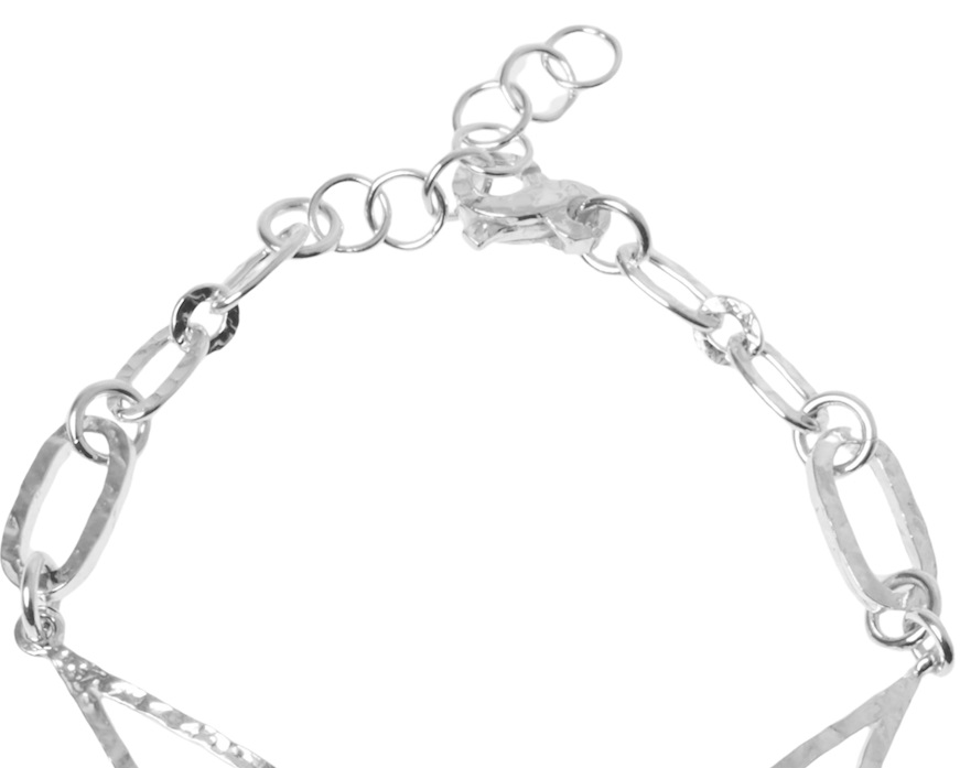 Bracelet Nyssa silver and peridote Selezione Zanolli