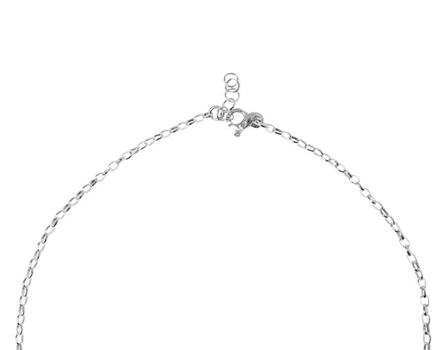 Necklace Nyssa silver and peridote Selezione Zanolli