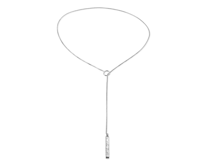 Collana Seta argento fiammifero martellato Selezione Zanolli