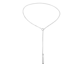 Collana Seta argento fiammifero martellato Selezione Zanolli