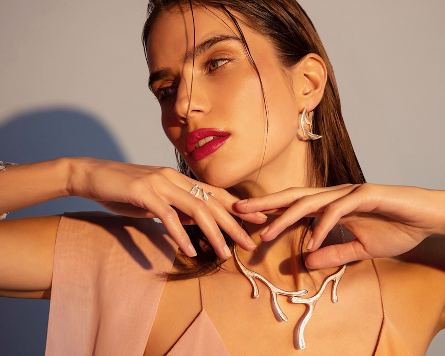 Rigid necklace Nerea silver Selezione Zanolli