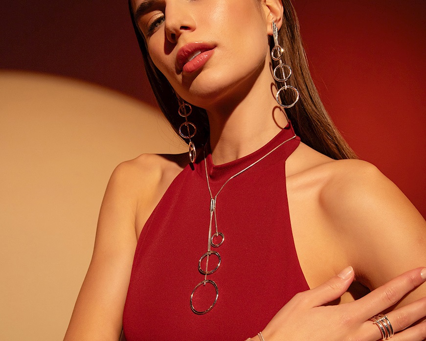 Collana Sinuosa argento Selezione Zanolli