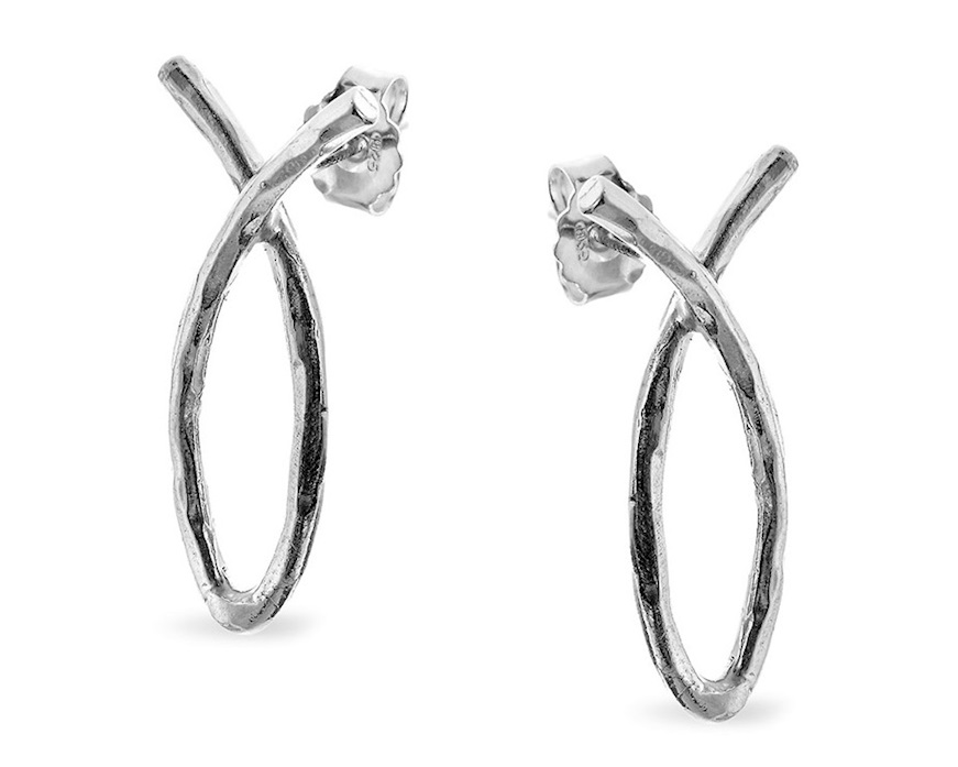Earrings Infinity silver Selezione Zanolli