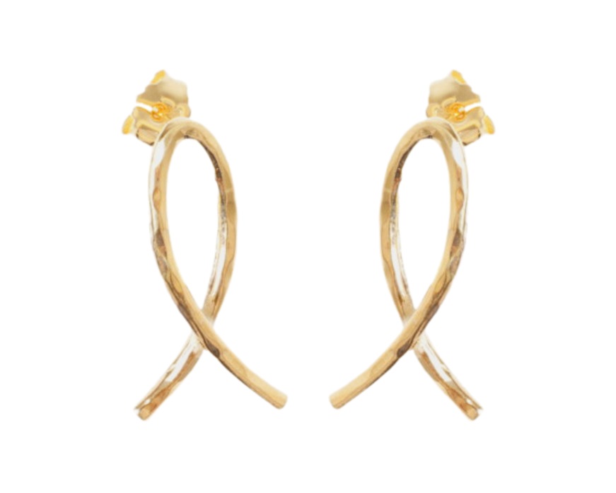 Orecchini pendenti Infinity argento dorato Selezione Zanolli