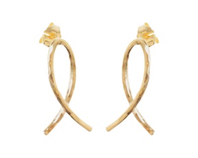 Orecchini pendenti Infinity argento dorato Selezione Zanolli