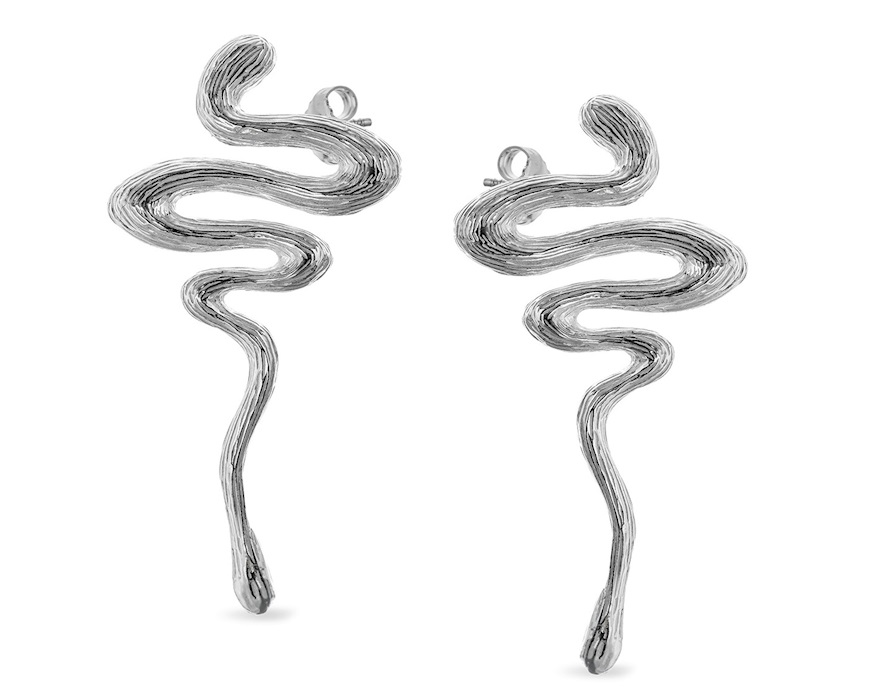 Earrings Medusa silver Selezione Zanolli