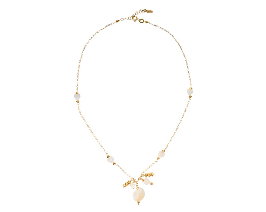 Collana argento dorato con madreperla Selezione Zanolli