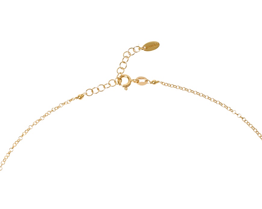 Collana argento dorato con amazzonite Selezione Zanolli