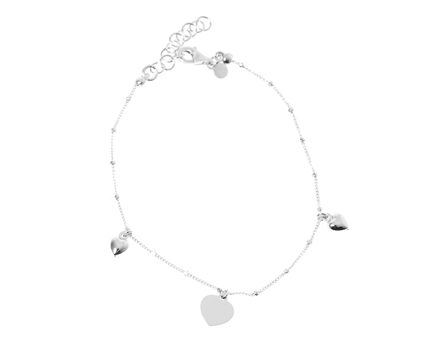 Bracciale argento cuore e madreperla Selezione Zanolli