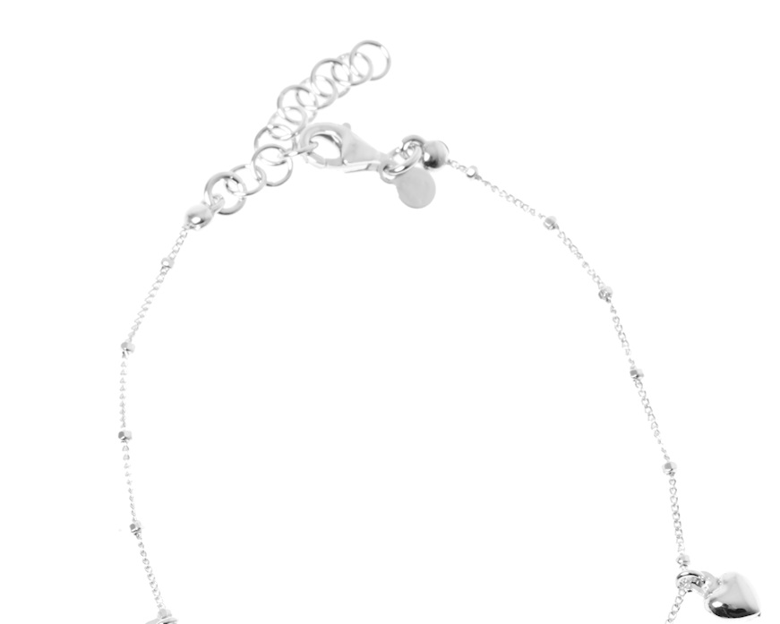 Bracciale argento cuore e madreperla Selezione Zanolli