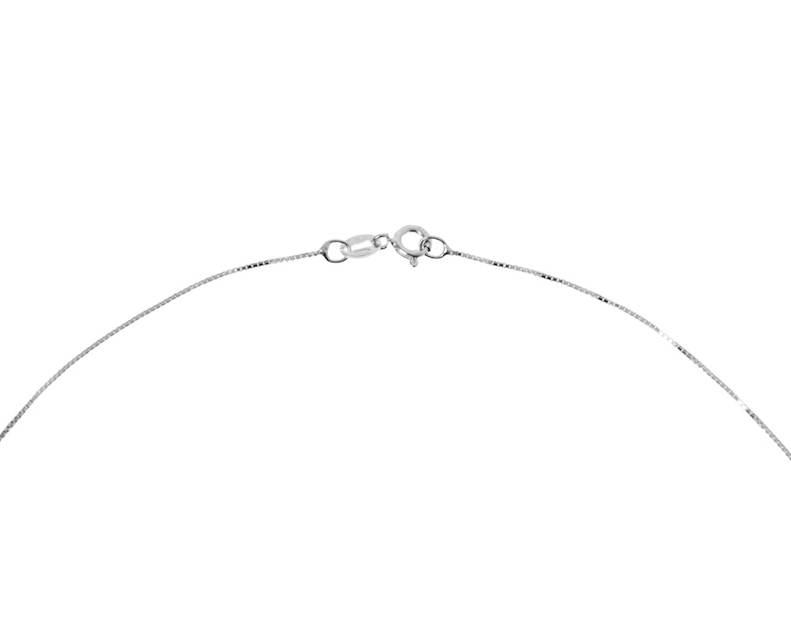 Collana argento con punto luce zircone bianco Selezione Zanolli