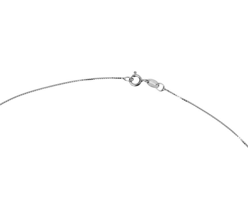 Collana argento con punto luce zircone bianco Selezione Zanolli