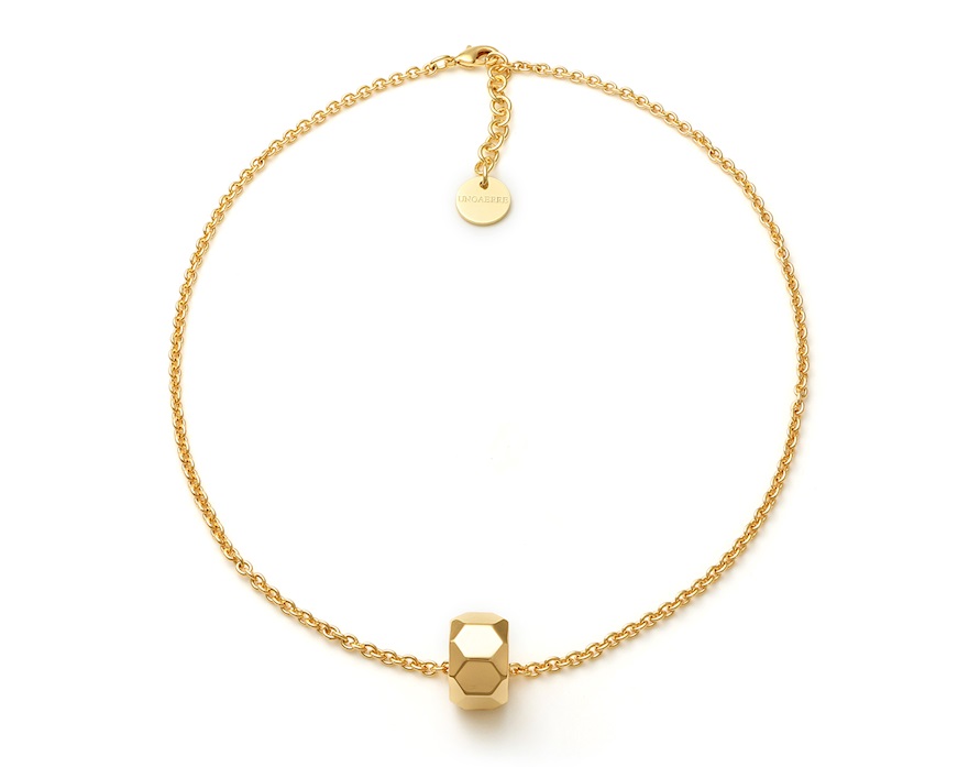Necklace Classica in gilded bronze Unoaerre