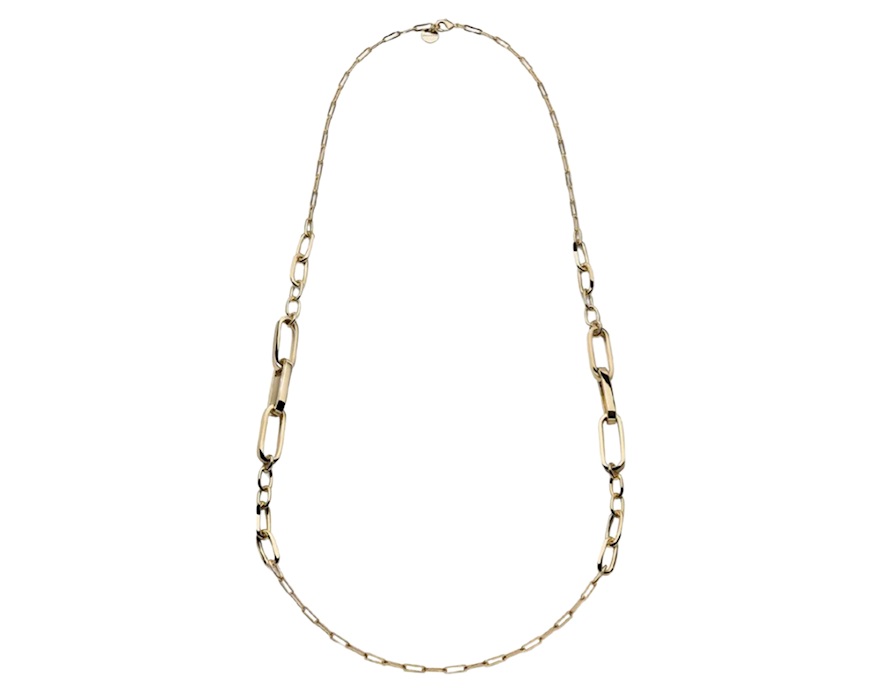 Necklace Classica in gilded bronze Unoaerre