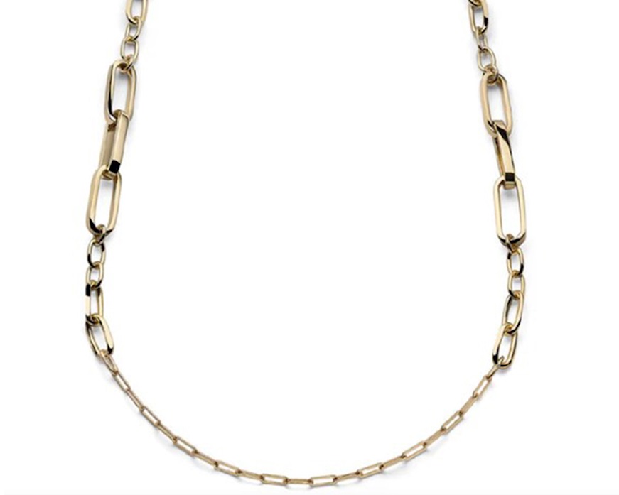 Necklace Classica in gilded bronze Unoaerre