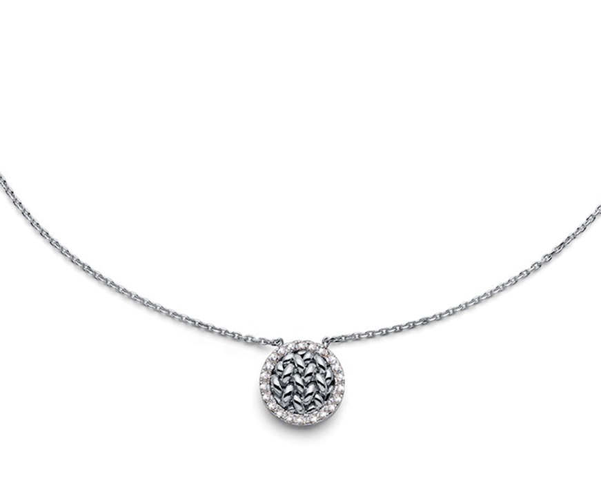 Collana Chicco argento con pendente zirconi Unoaerre