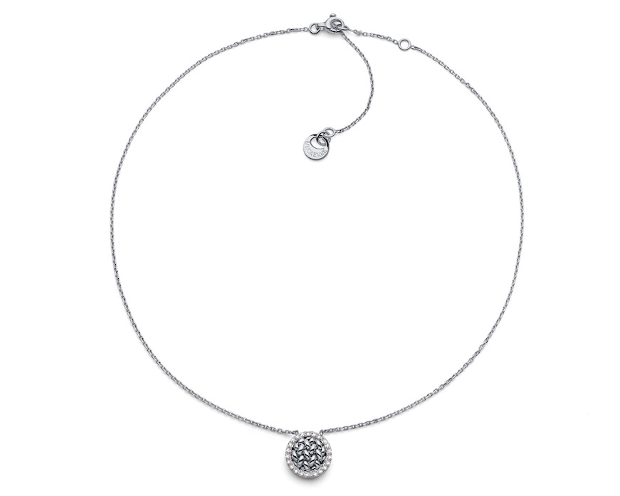 Collana Chicco argento con pendente zirconi Unoaerre