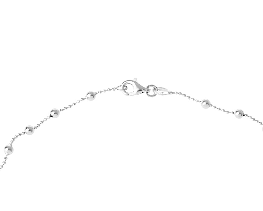 Catenina argento con palline alternate Selezione Zanolli