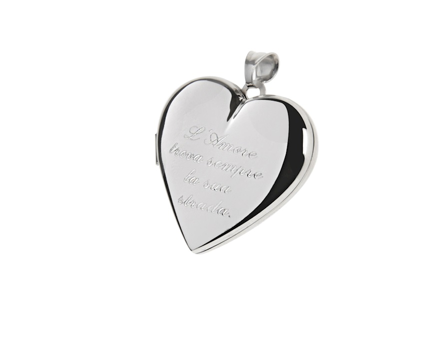 Heart pendant Heart silver Selezione Zanolli