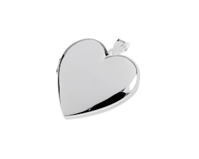 Ciondolo argento portafotografie forma di cuore Selezione Zanolli